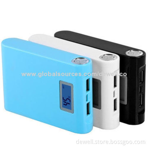4,800/8,000mAh Mini Mobile Power Charger for iPad with LCD Power Display